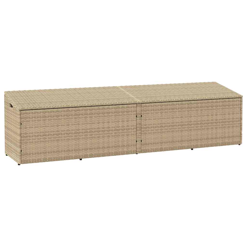 Tuinbox Poly Rattan 220 x 50 x 58 cm Beige