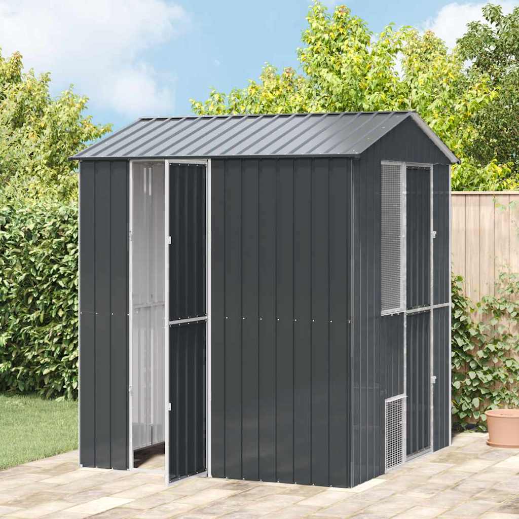 Vogelkooi Antraciet 215 x 210 x 247 cm Gegalvaniseerd staal