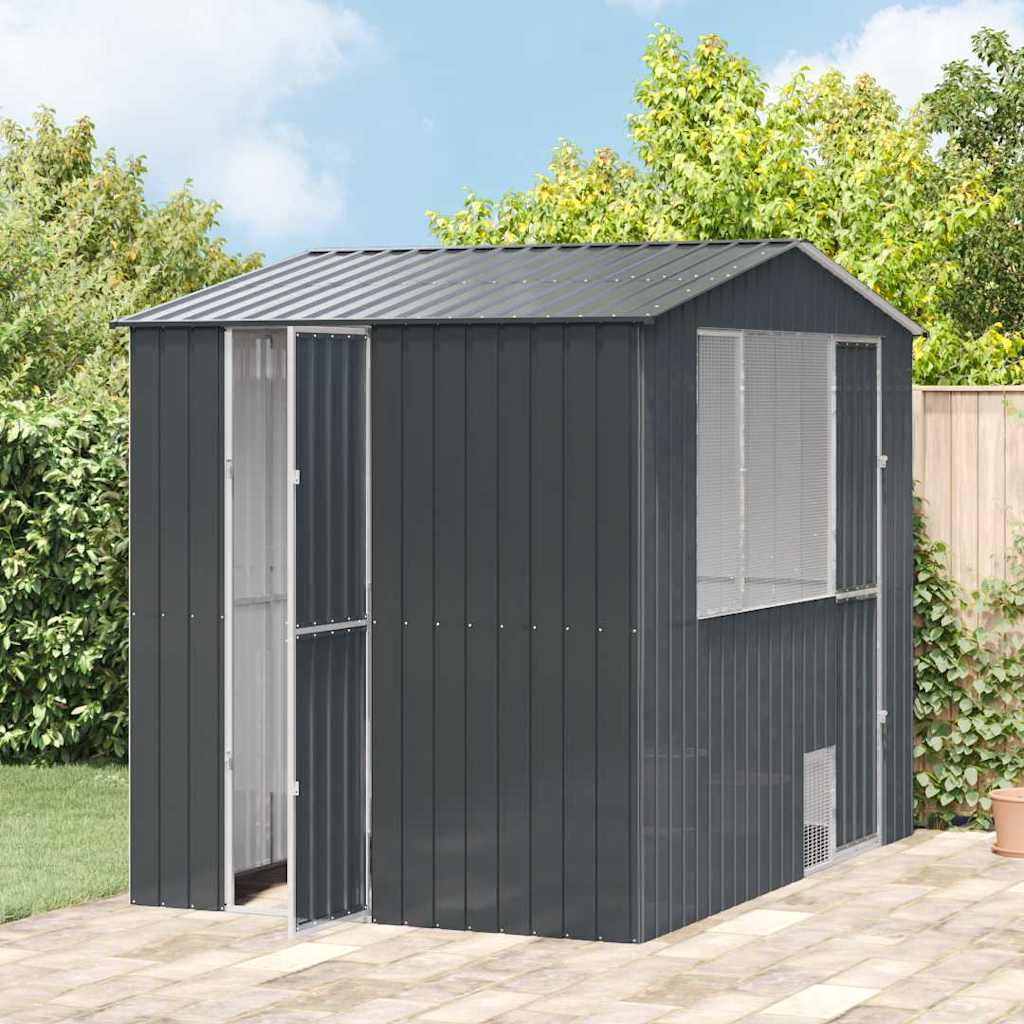 Vogelkooi Antraciet 215 x 310 x 247 cm Gegalvaniseerd staal