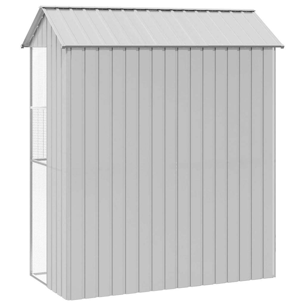 Vogelkooi Grijs 215 x 110 x 247 cm Gegalvaniseerd staal