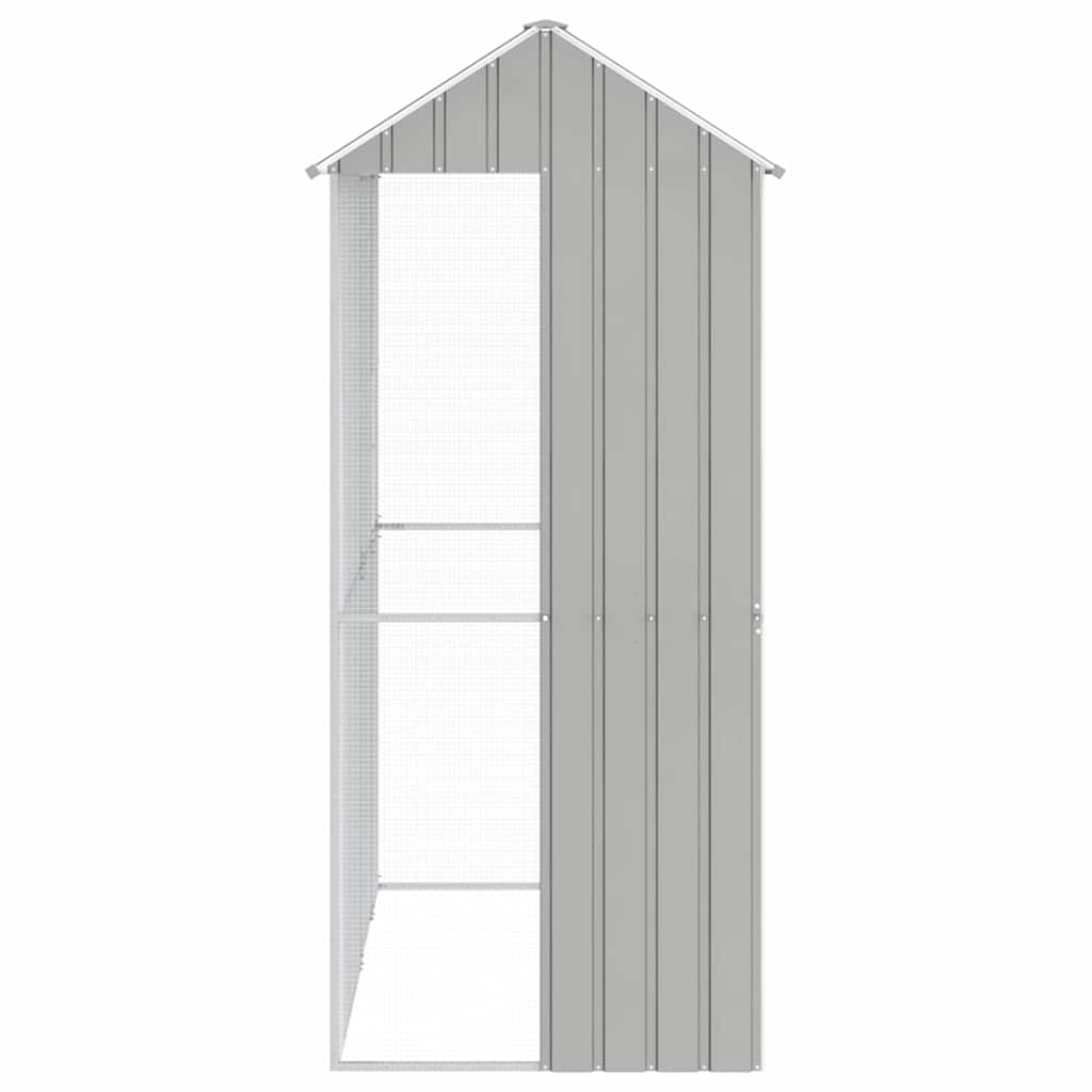 Vogelkooi Grijs 215 x 110 x 247 cm Gegalvaniseerd staal