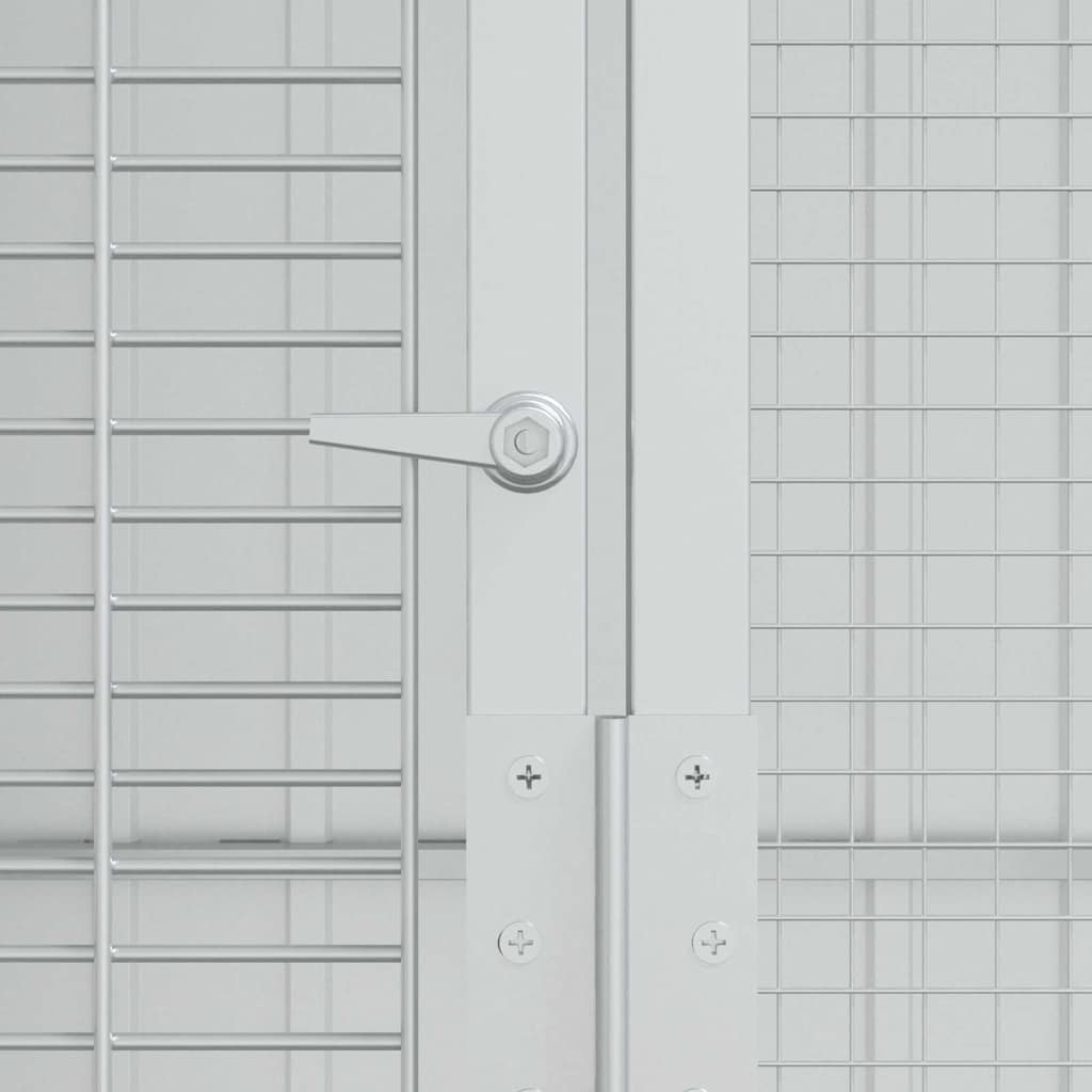 Vogelkooi Grijs 215 x 210 x 247 cm Gegalvaniseerd staal