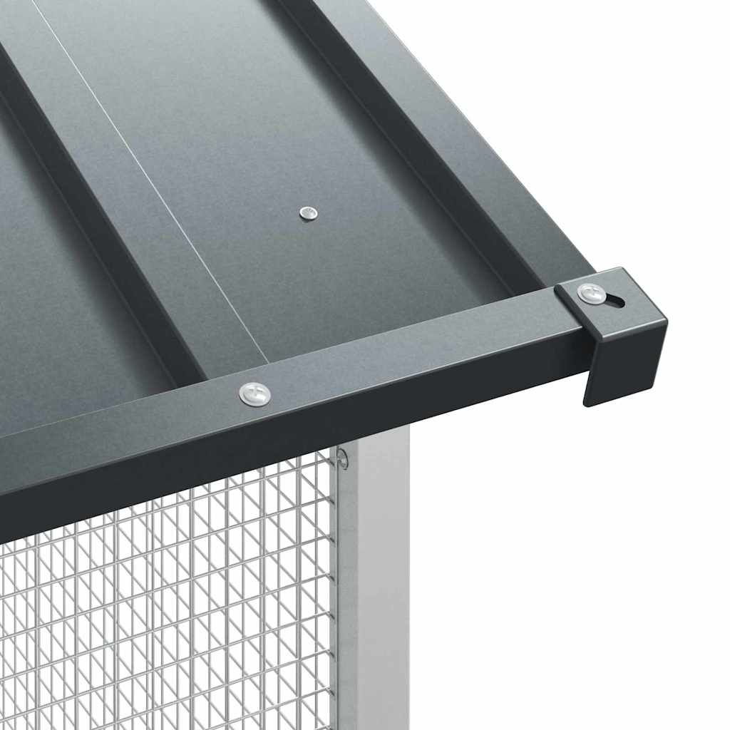 Vogelkooi Antraciet 215 x 310 x 247 cm Gegalvaniseerd staal