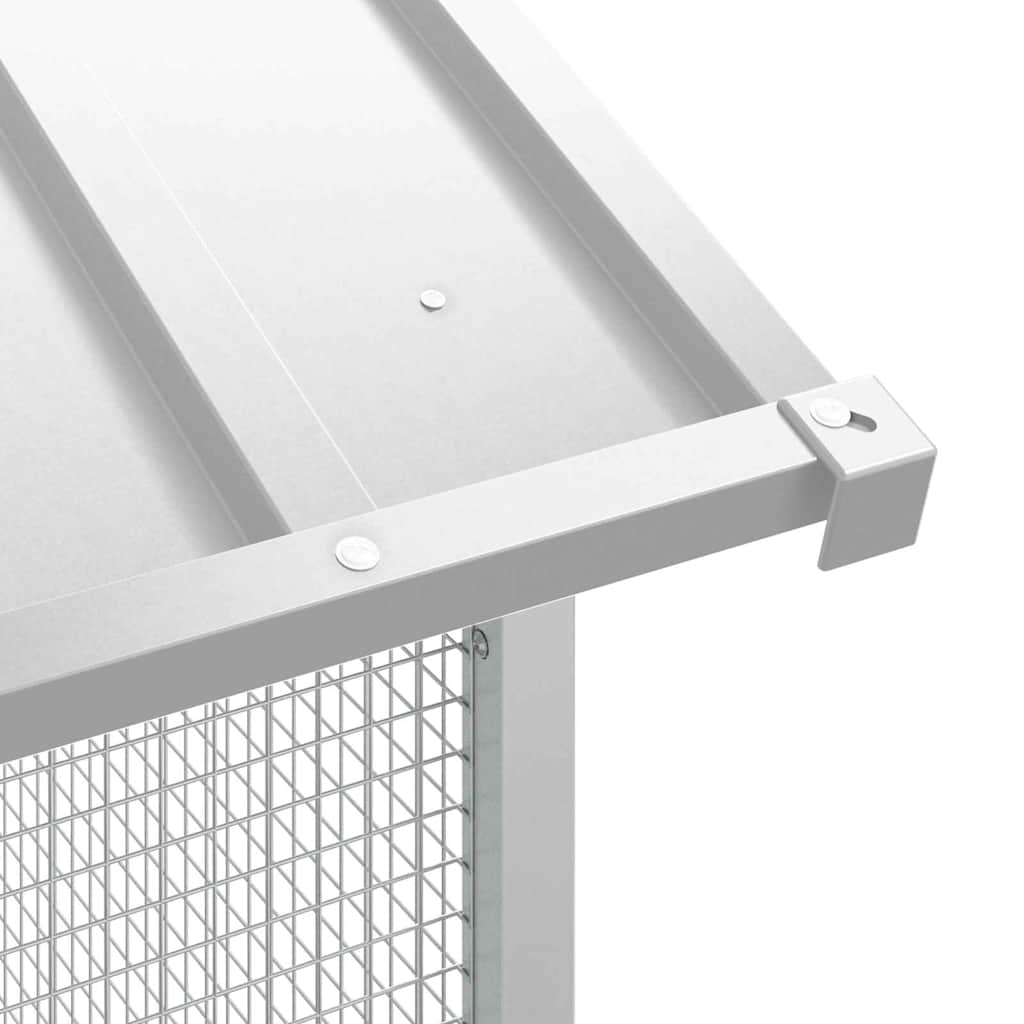 Vogelkooi Grijs 215 x 310 x 247 cm Gegalvaniseerd staal