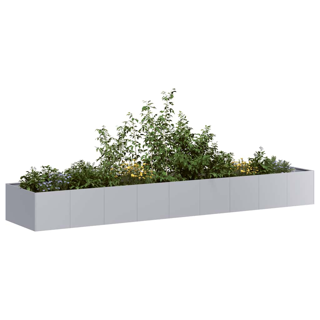 Plantenbak 360x80x40 cm gegalvaniseerd staal