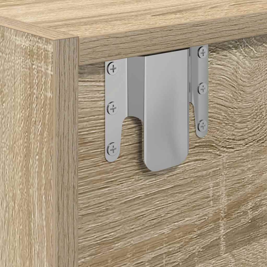 Tv-meubels 2 st 80x31x25,5 cm bewerkt hout sonoma eikenkleurig