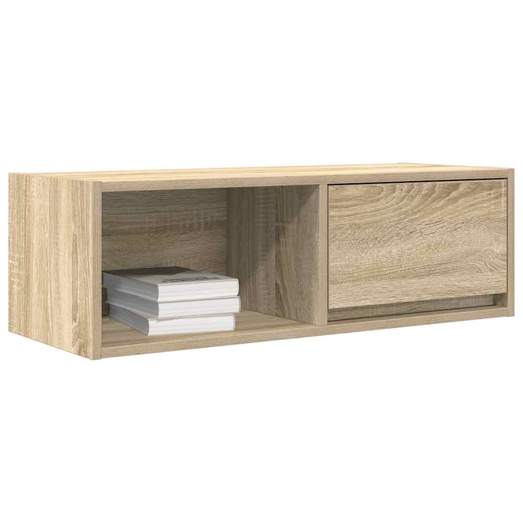 Tv-meubels 2 st 80x31x25,5 cm bewerkt hout sonoma eikenkleurig