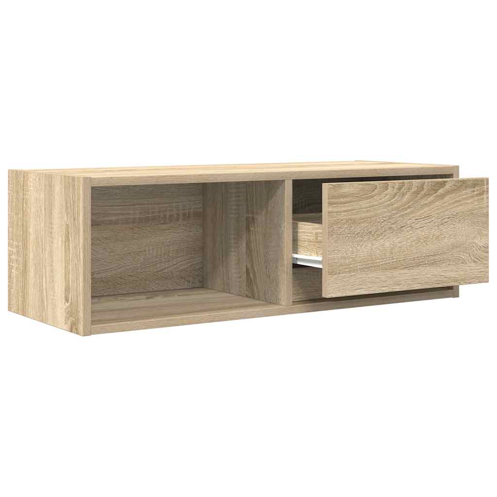 Tv-meubels 2 st 80x31x25,5 cm bewerkt hout sonoma eikenkleurig