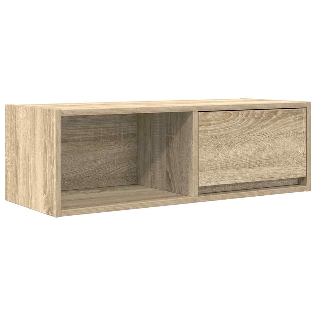 Tv-meubels 2 st 80x31x25,5 cm bewerkt hout sonoma eikenkleurig