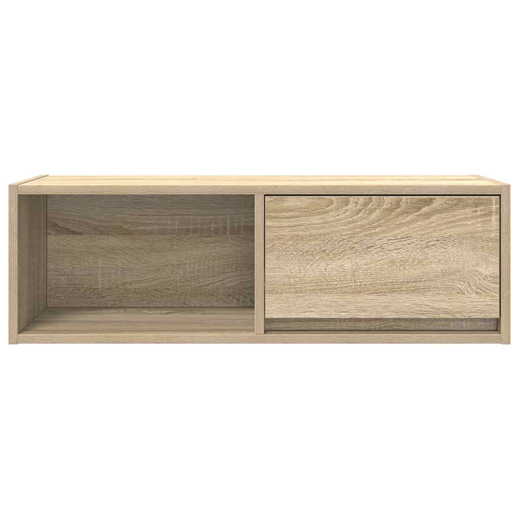 Tv-meubels 2 st 80x31x25,5 cm bewerkt hout sonoma eikenkleurig