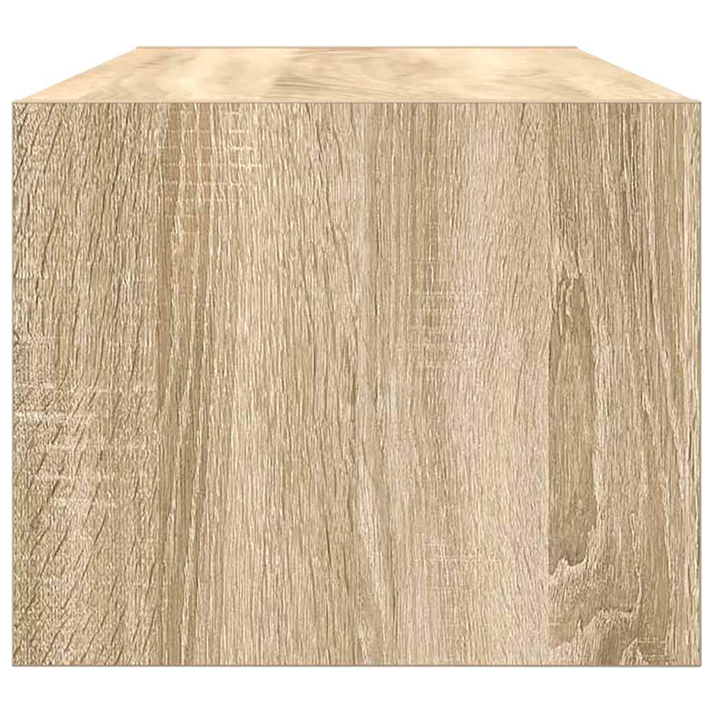 Tv-meubels 2 st 80x31x25,5 cm bewerkt hout sonoma eikenkleurig
