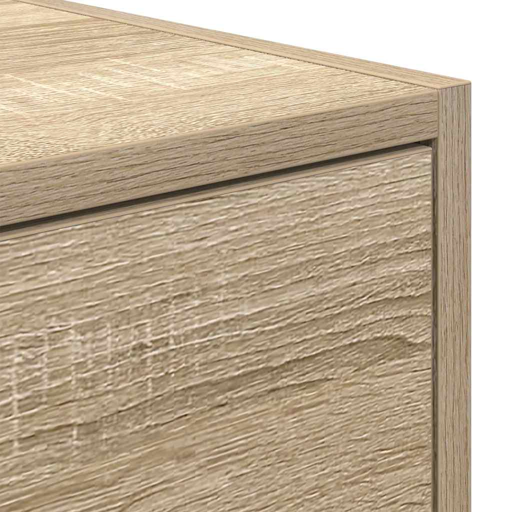 Tv-meubels 2 st 80x31x25,5 cm bewerkt hout sonoma eikenkleurig