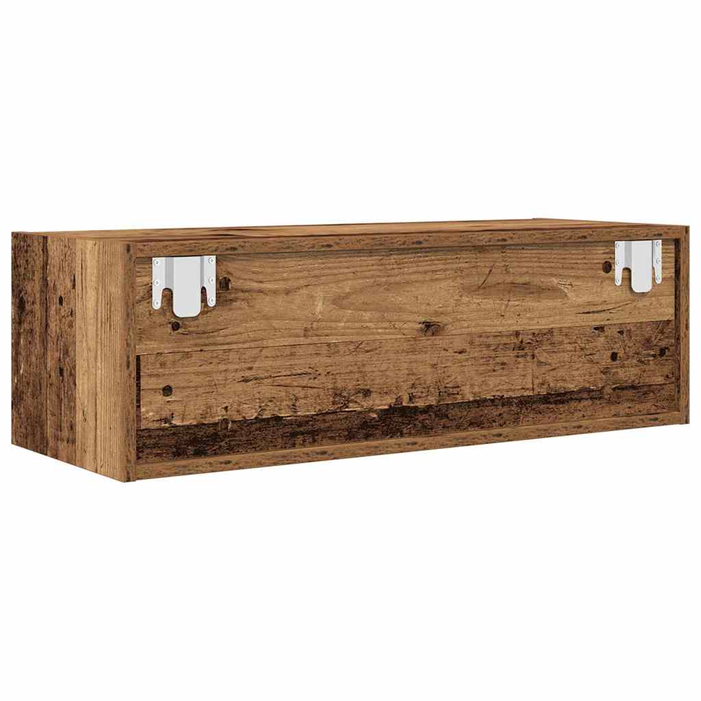 Tv-meubels 2 st 80x31x25,5 cm bewerkt hout oud houtkleurig