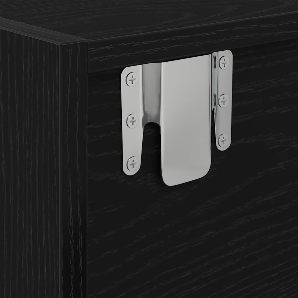Tv-meubelen 2 st 100x31x25,5 cm bewerkt hout zwart