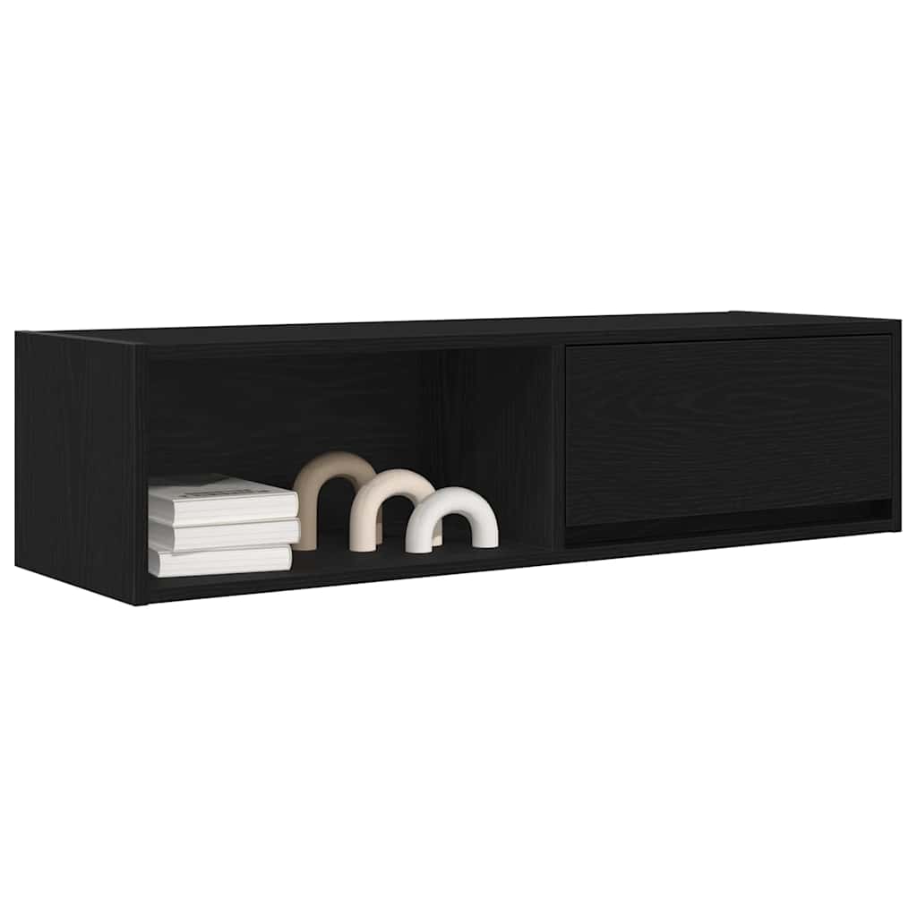 Tv-meubelen 2 st 100x31x25,5 cm bewerkt hout zwart