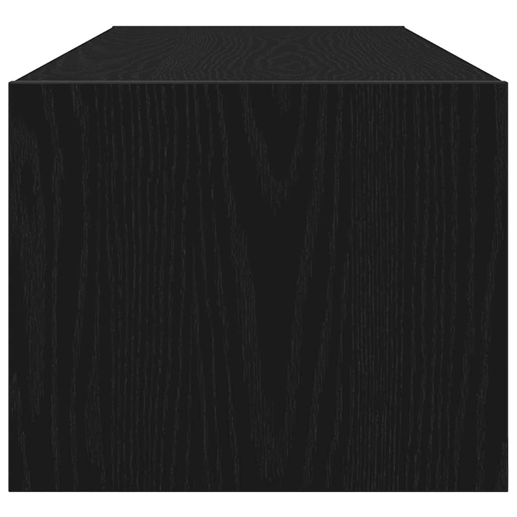 Tv-meubelen 2 st 100x31x25,5 cm bewerkt hout zwart