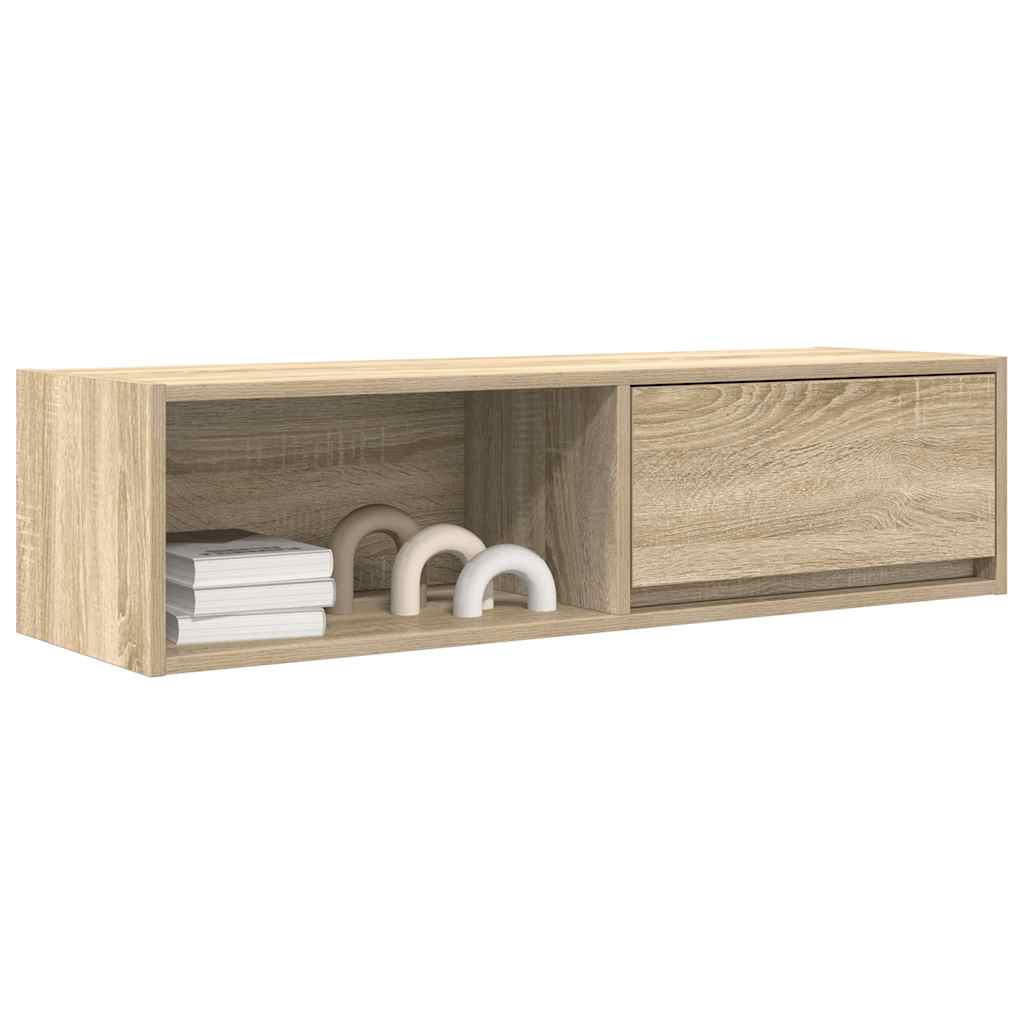 Tv-meubelen 2 st 100x31x25,5cm bewerkt hout sonoma eikenkleurig