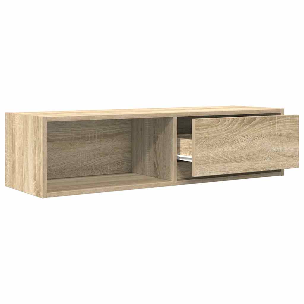 Tv-meubelen 2 st 100x31x25,5cm bewerkt hout sonoma eikenkleurig