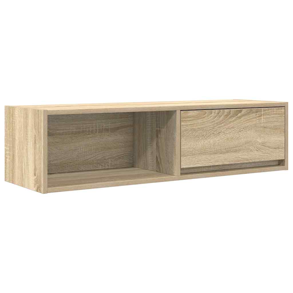 Tv-meubelen 2 st 100x31x25,5cm bewerkt hout sonoma eikenkleurig