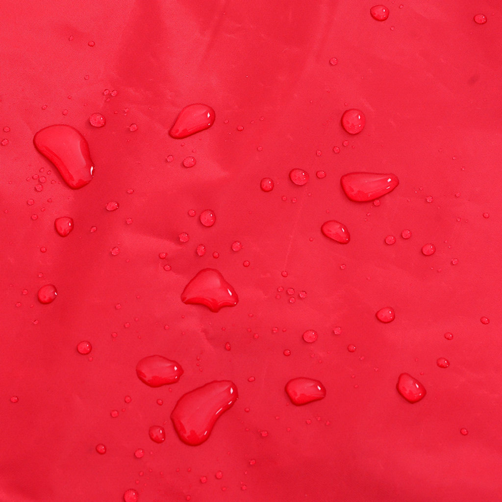 Hondenregenjas met reflecterende strips polyester rood M