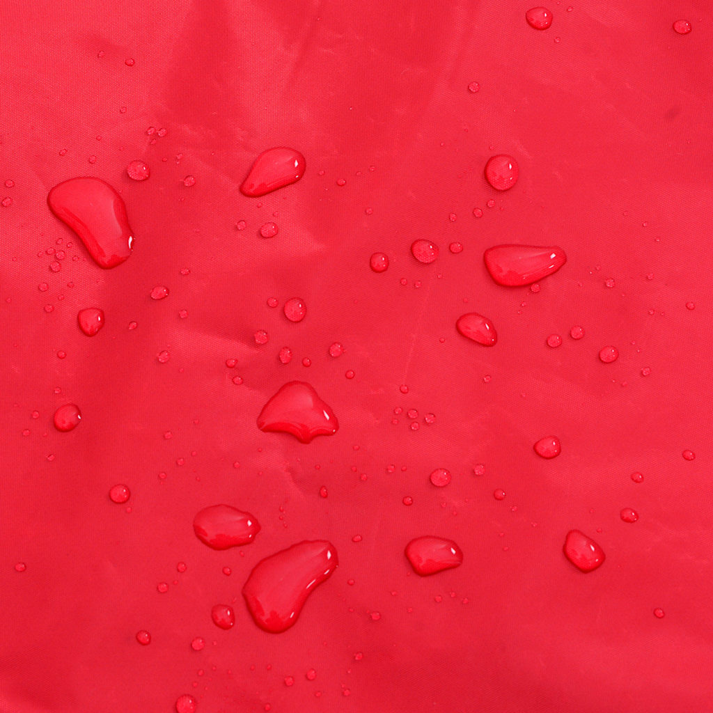 Hondenregenjas met reflecterende strips polyester rood 3XL