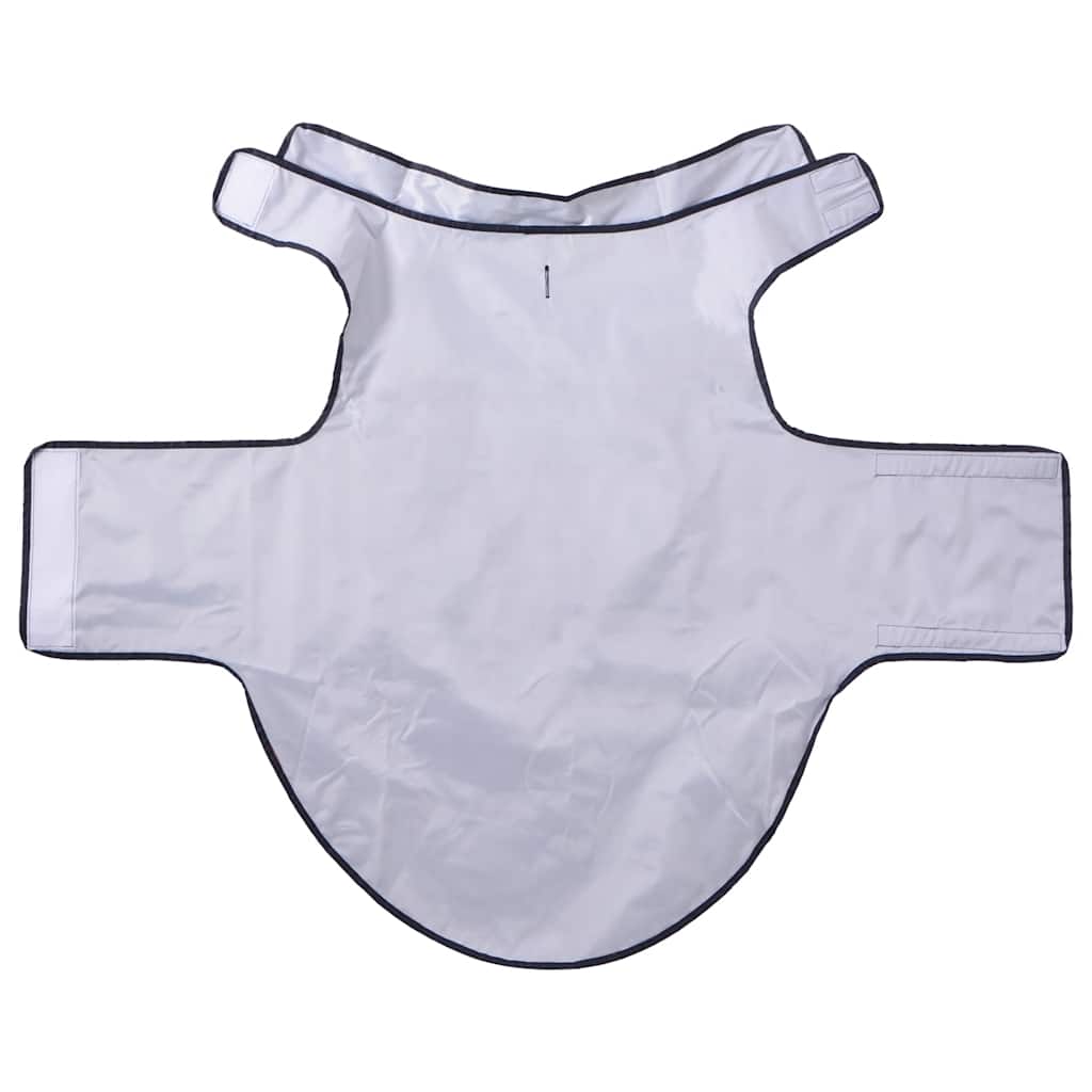 Hondenregenjas met reflecterende strips polyester blauw 4XL