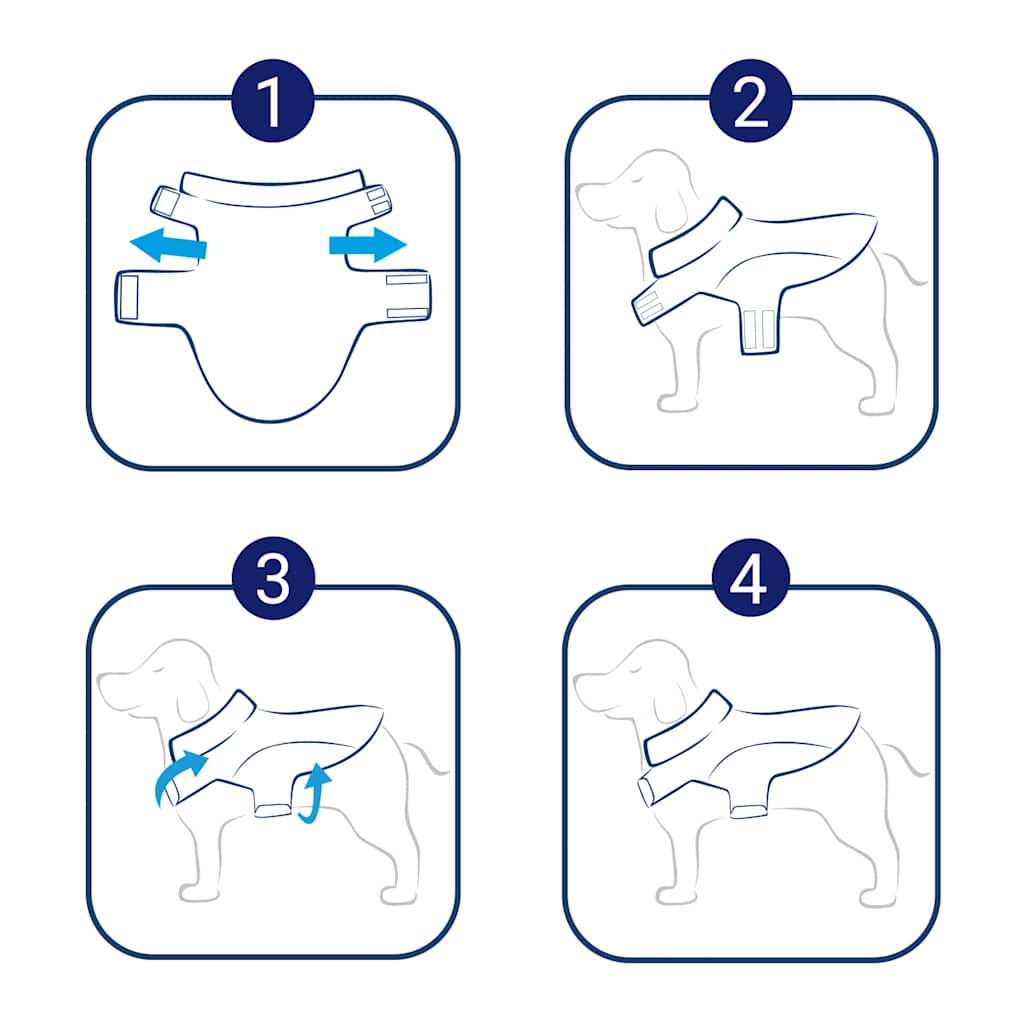 Hondenregenjas met reflecterende strips polyester geel XS