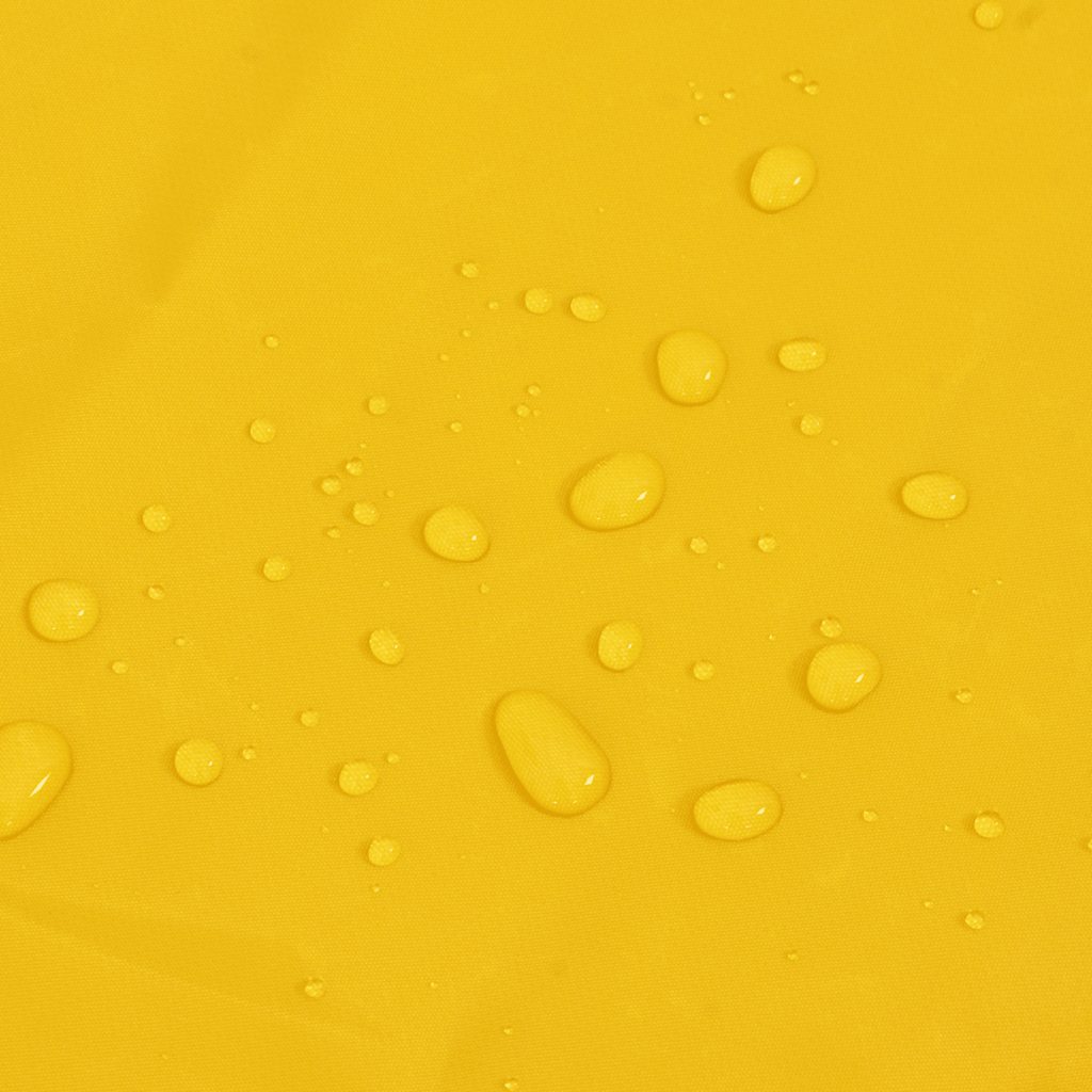 Hondenregenjas met reflecterende strips polyester geel XS