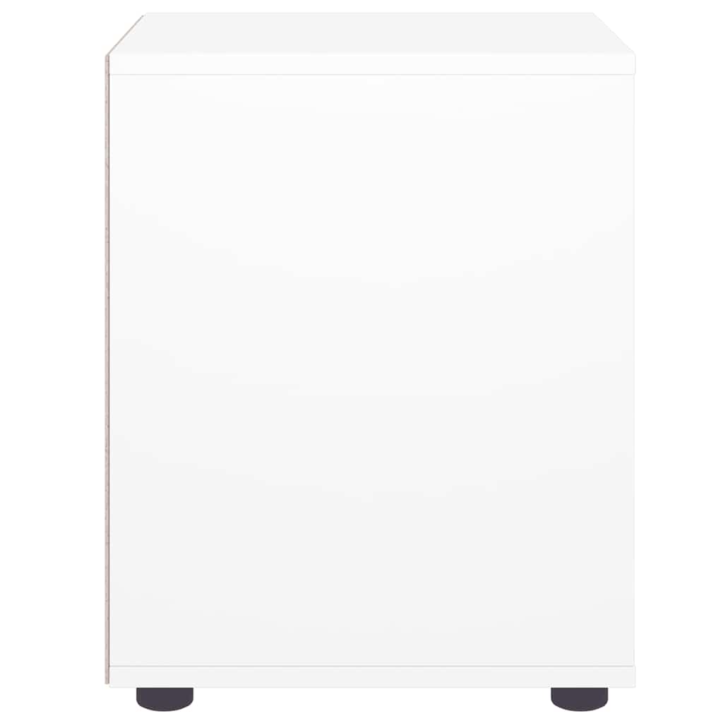 Nachtkastje VISNES 45x40x50 cm spaanplaat wit