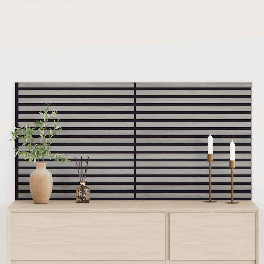 Akoestische wandpanelen 2 st latten 60,5x60 cm eikenfineer