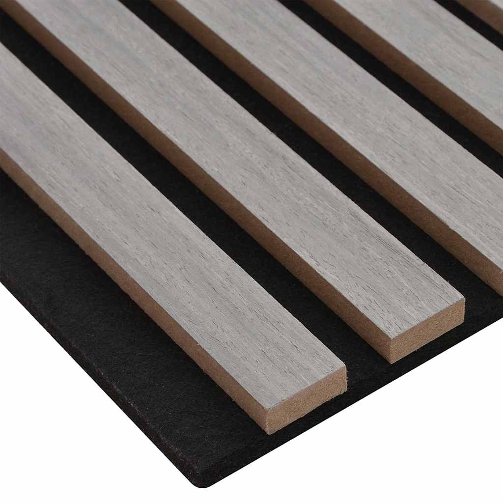 Akoestische wandpanelen 2 st latten 60,5x60 cm eikenfineer