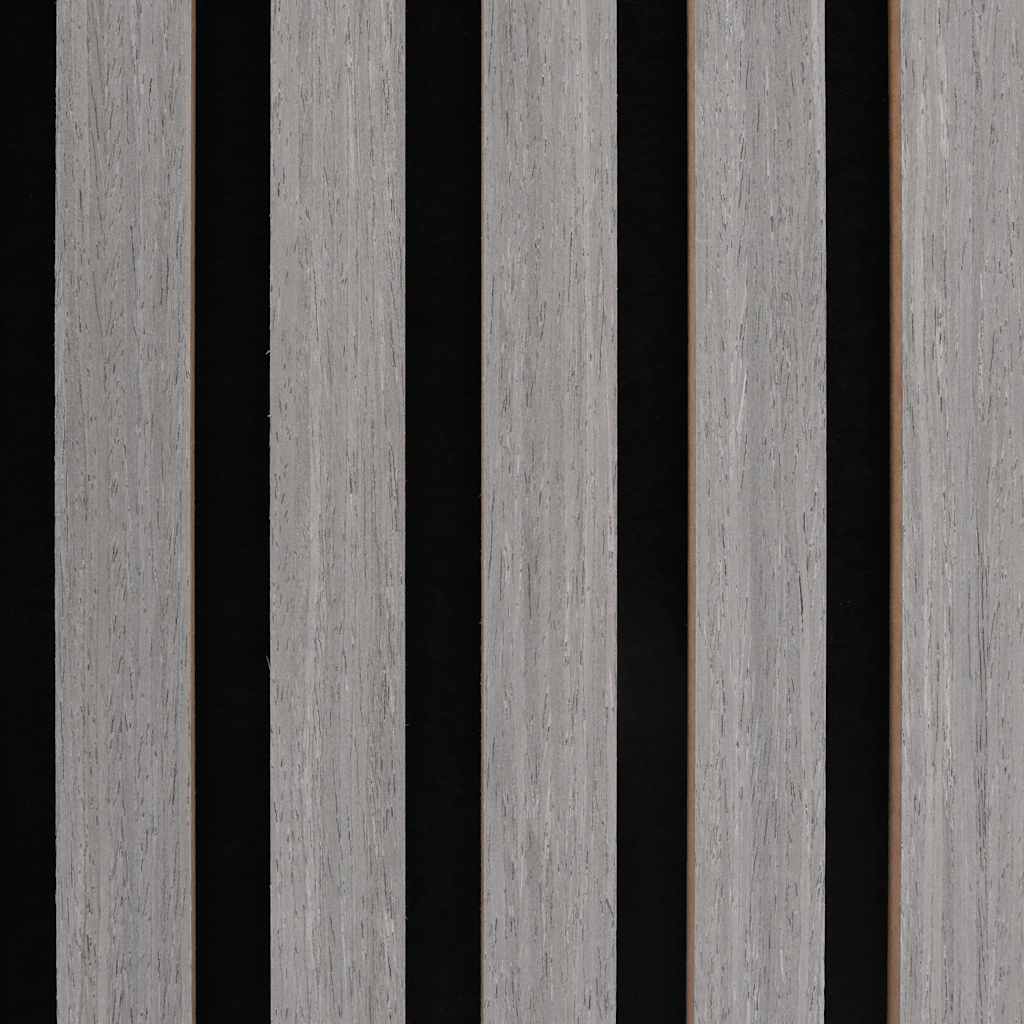 Akoestische wandpanelen 2 st latten 60,5x60 cm eikenfineer