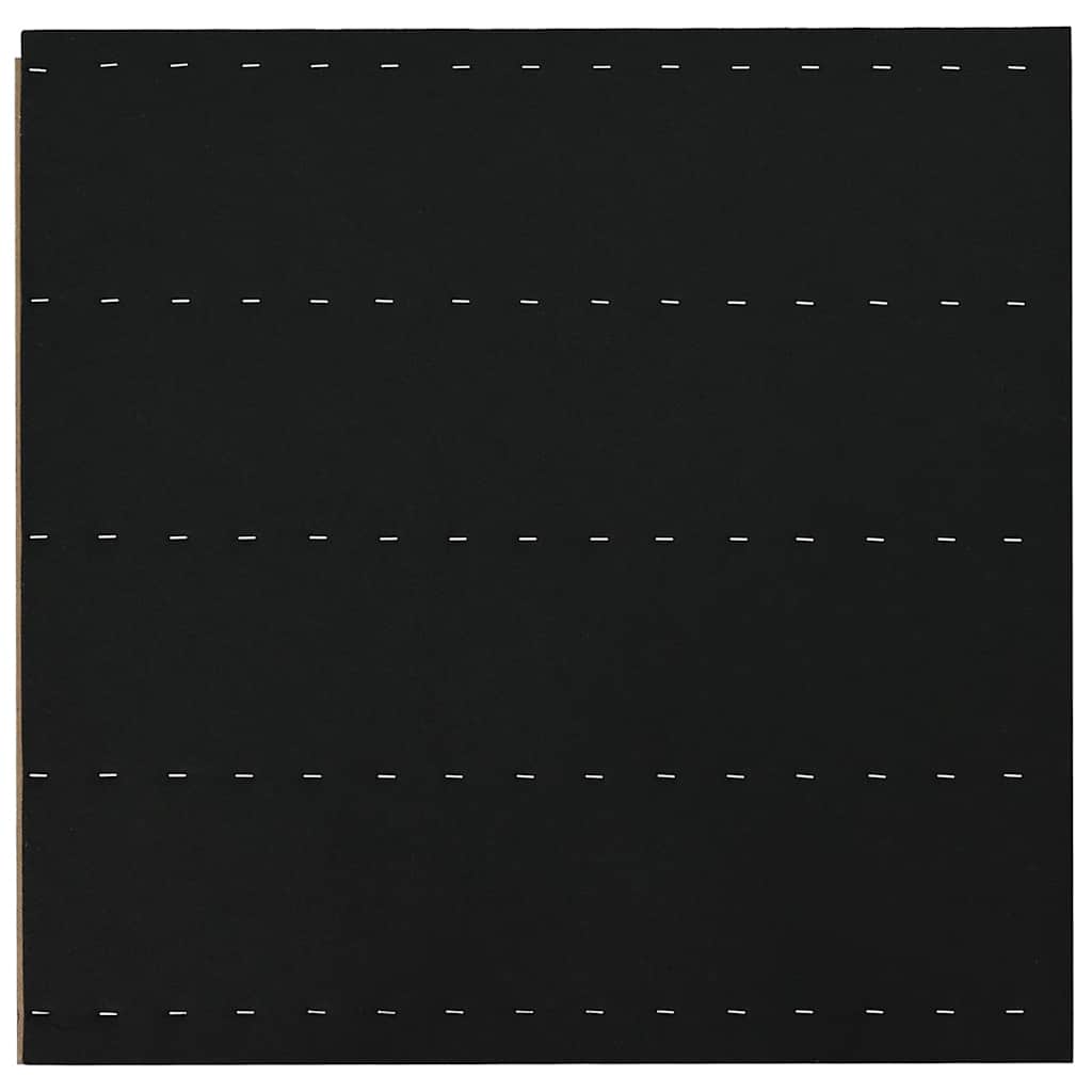 Akoestische Wandpanelen 2 St Latten 60,5X60 Cm Eikenfineer Antraciet