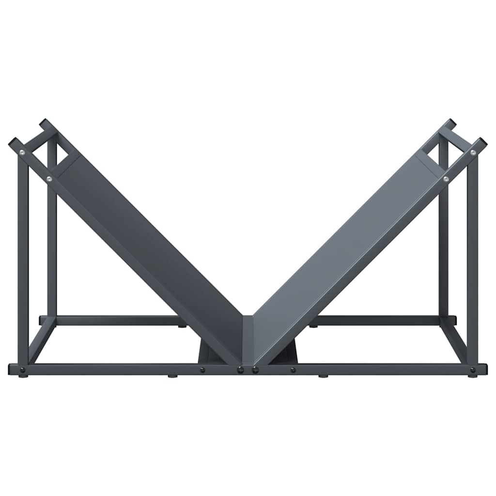 Brandhoutrek 70x43x34,5 cm koudgewalst staal antracietkleurig