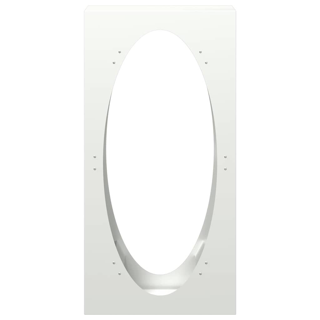 Brandhoutrek 50x23x100 cm koudgewalst staal wit