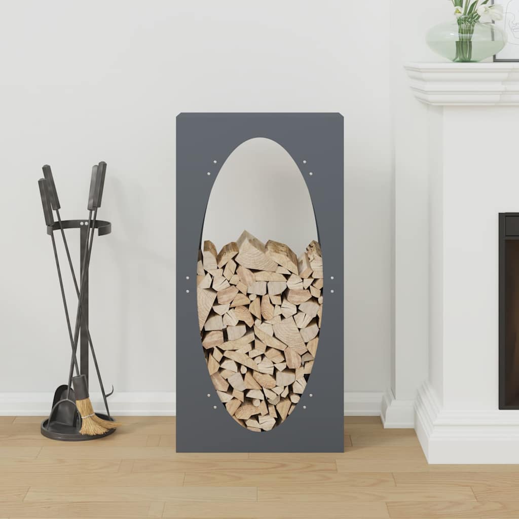 Brandhoutrek 50x23x100 cm koudgewalst staal antracietkleurig