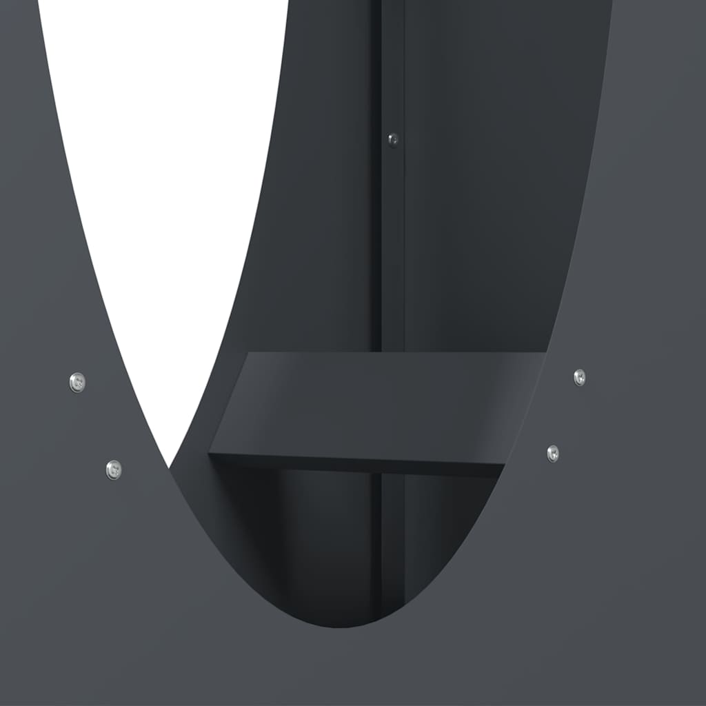 Brandhoutrek 50x23x100 cm koudgewalst staal antracietkleurig