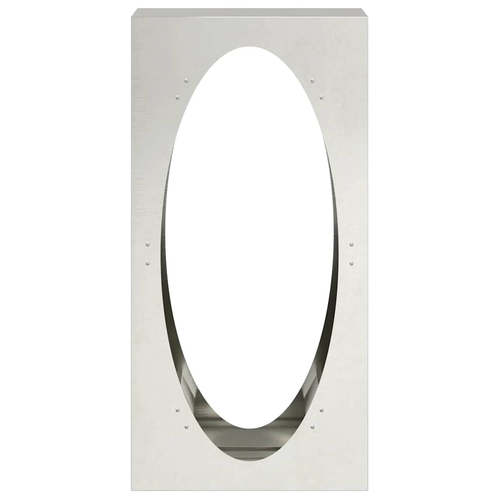 Brandhoutrek 50x23x100 cm roestvrij staal