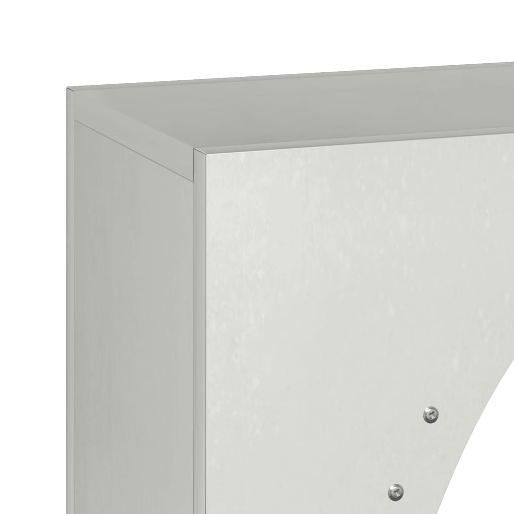 Brandhoutrek 50x23x100 cm roestvrij staal