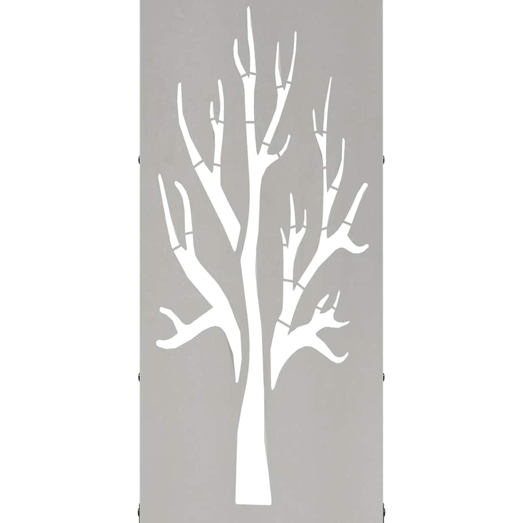 Brandhoutrek 40x30x80 cm roestvrij staal