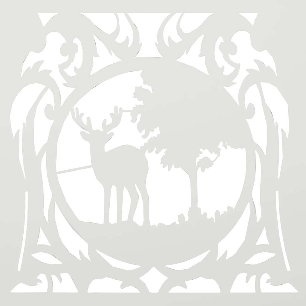 Brandhoutrek 40x40x40 cm koudgewalst staal wit