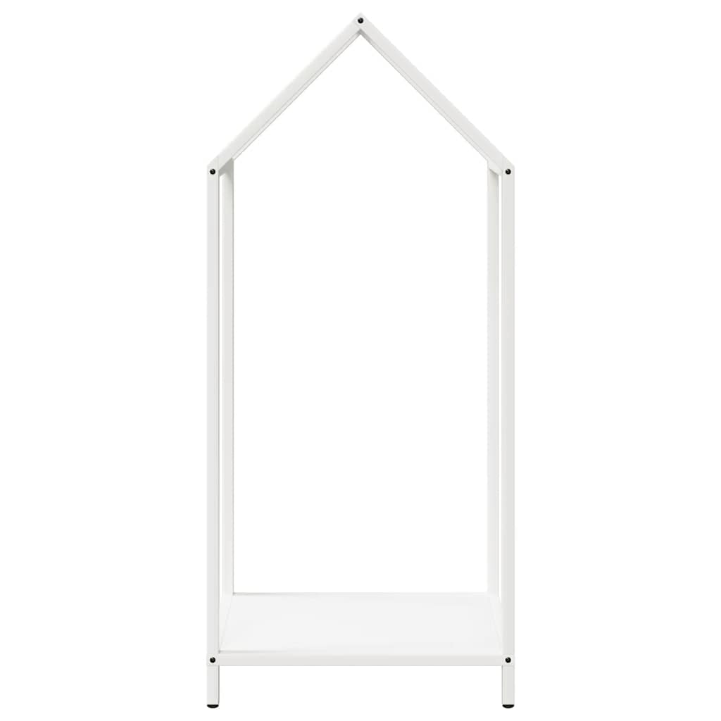 Brandhoutrek 40x25x90 cm koudgewalst staal wit