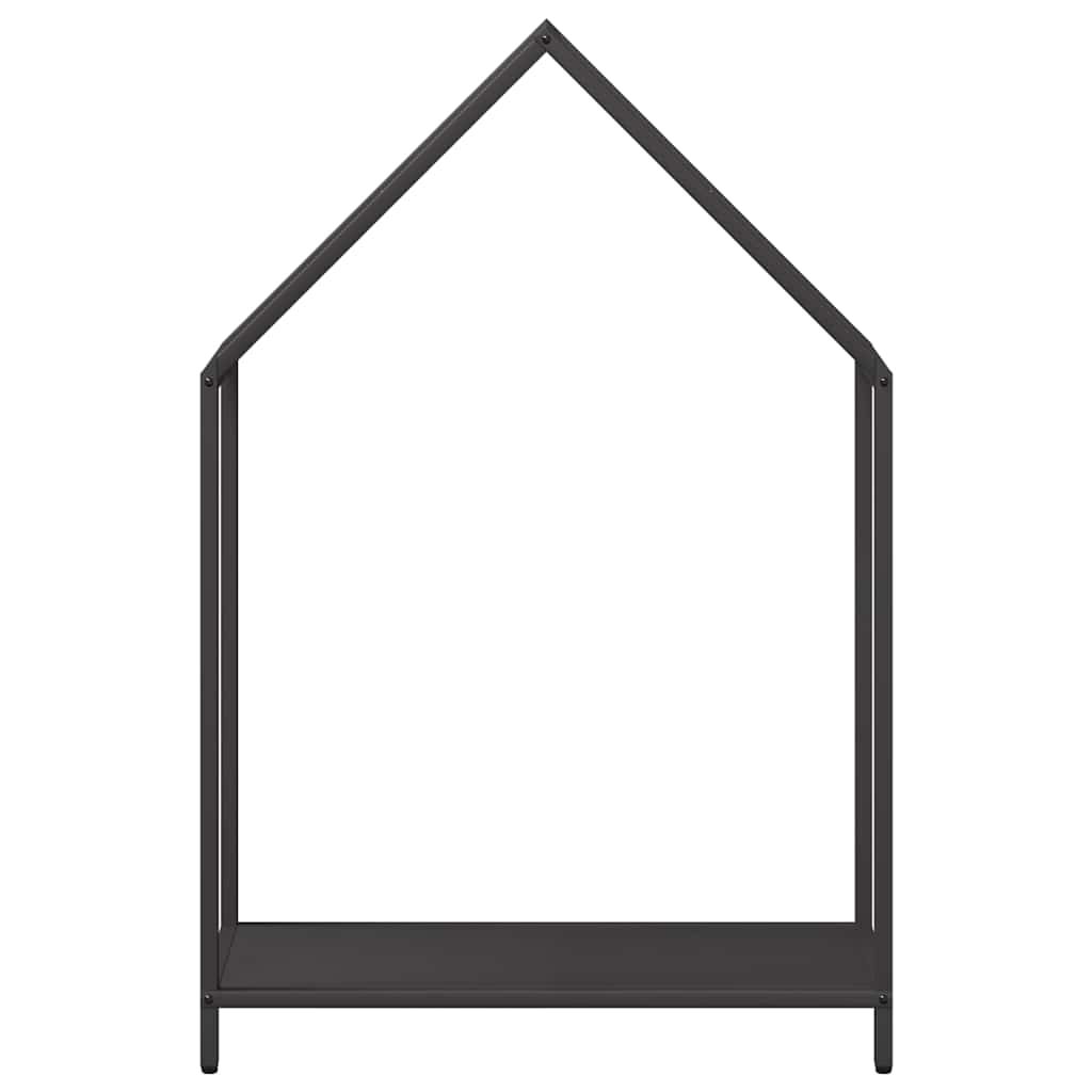 Brandhoutrek 60x25x90 cm koudgewalst staal zwart