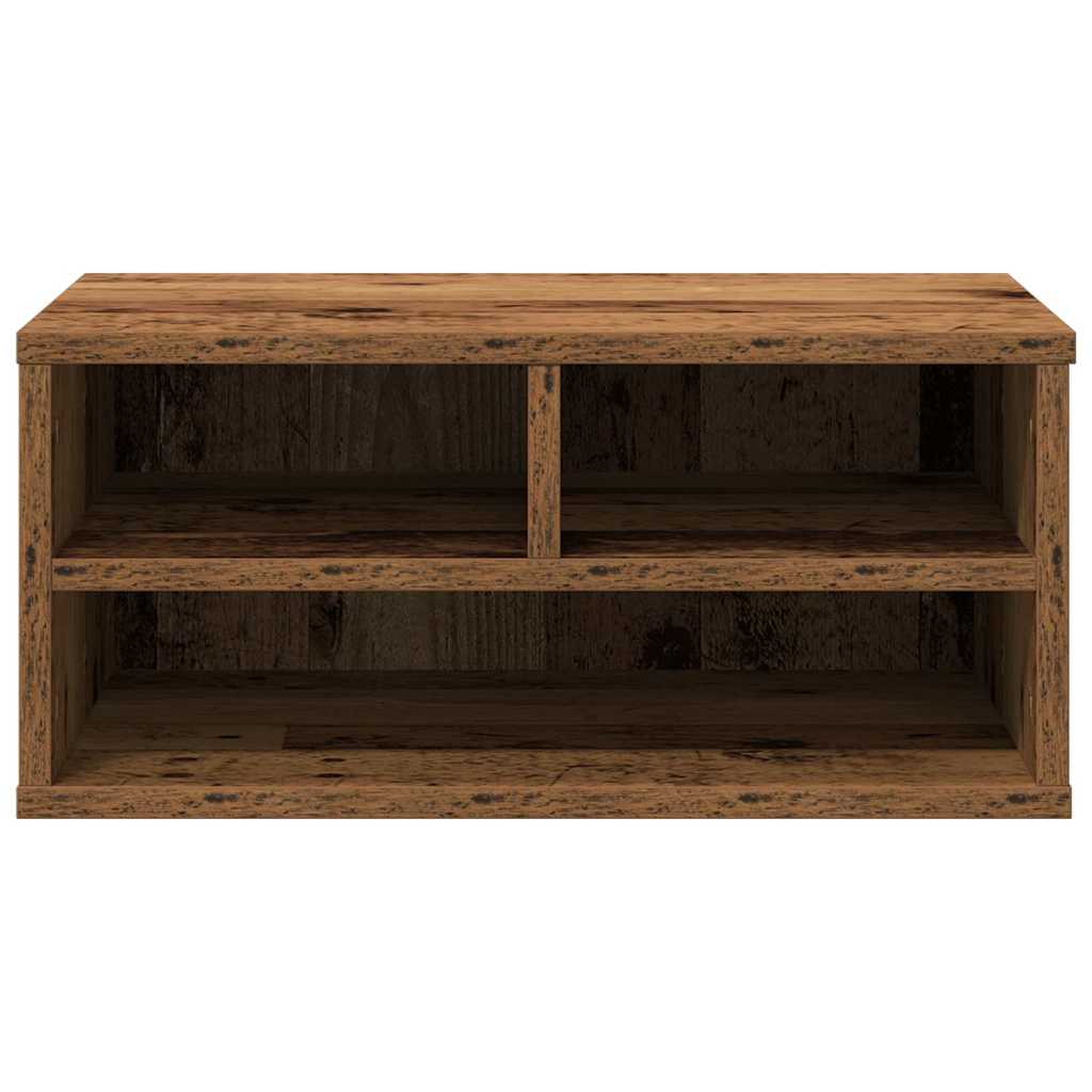 Printerstand met opslag Oud hout 49 x 40 x 22.5 cm Bewerkt hout