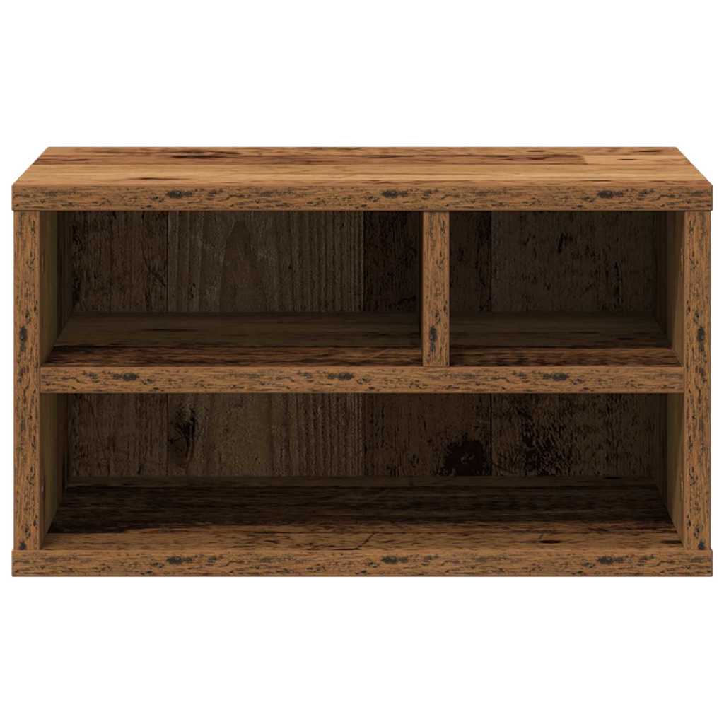 Printerstand met opslag Oud hout 40 x 32 x 22.5 cm Bewerkt hout