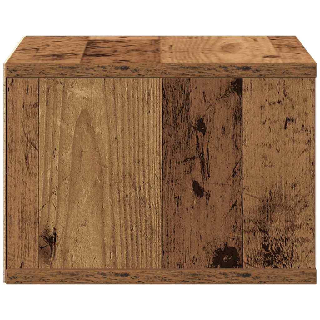 Printerstand met opslag Oud hout 40 x 32 x 22.5 cm Bewerkt hout