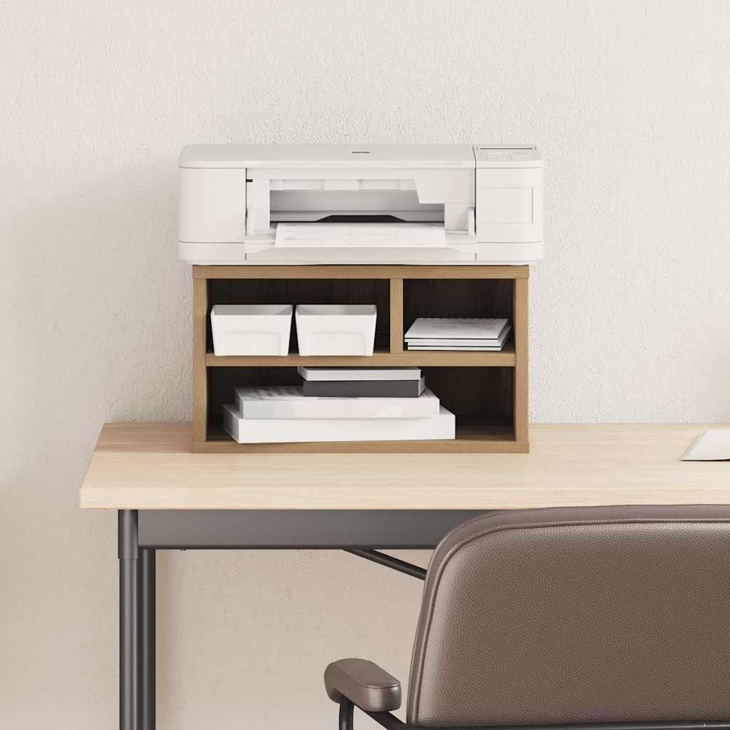 Printerstand artisanaal eikenkleurig 40 x 32 x 22.5 cm