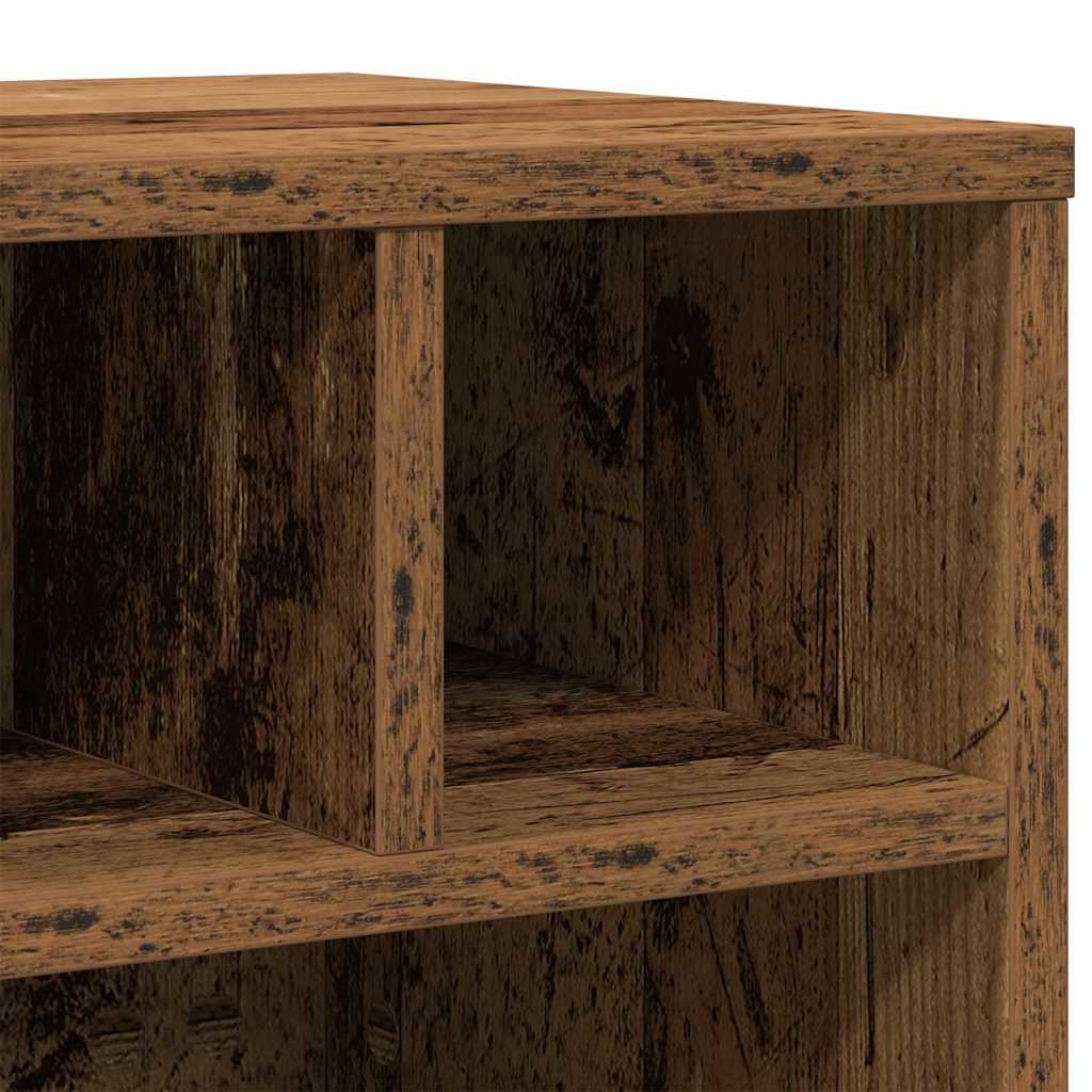 Printerstand met opslag Oud hout 41 x 32 x 33.5 cm Bewerkt hout