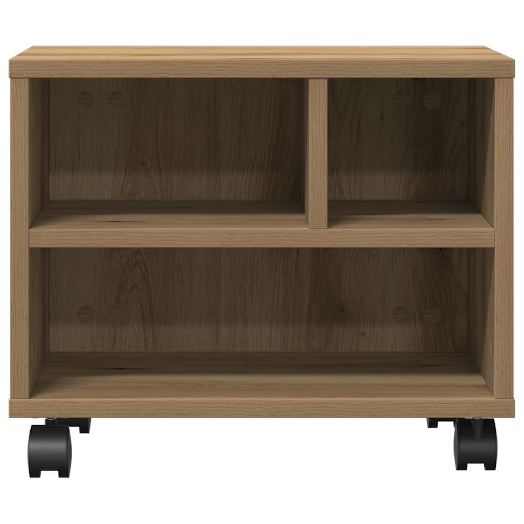 Printerstand artisanaal eikenkleurig 41 x 32 x 33.5 cm