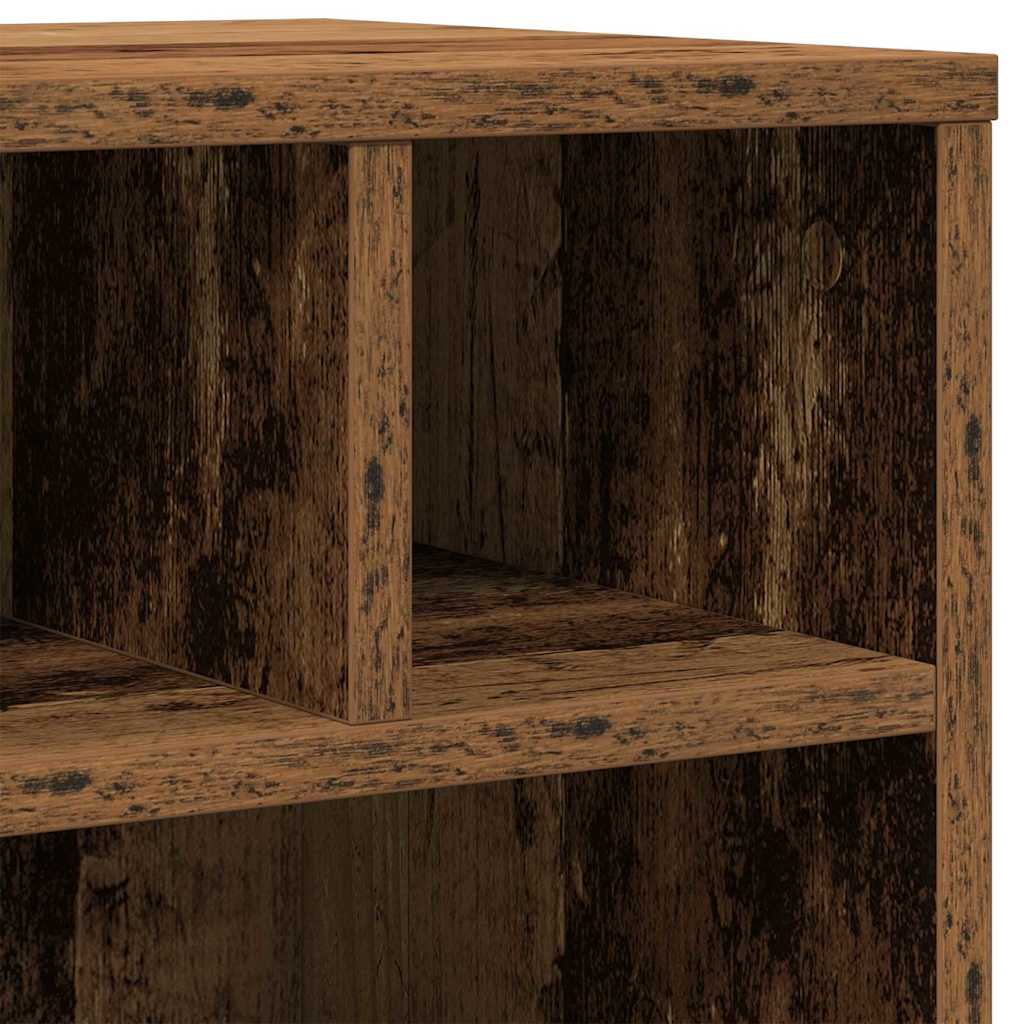 Printerstand met opslag Oud hout 41 x 32 x 48 cm Bewerkt hout
